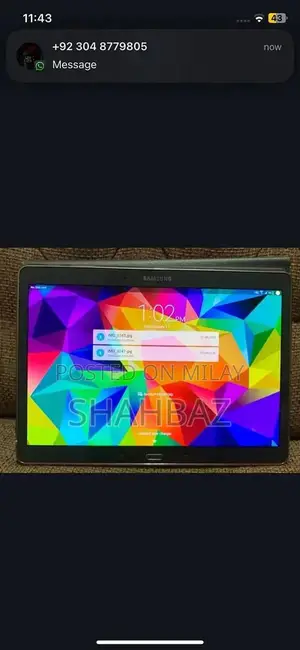 Samsung Galaxy Tab S 10.5 Tablet Golden Leather Case