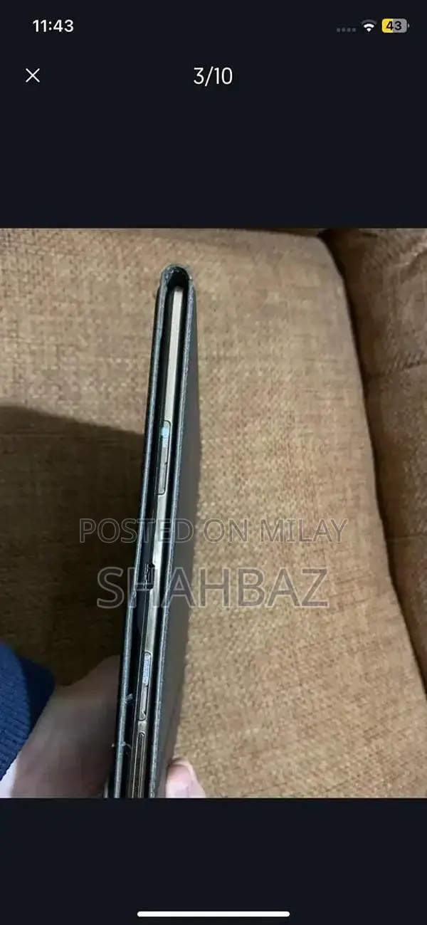 Samsung Galaxy Tab S 10.5 Tablet Golden Leather Case