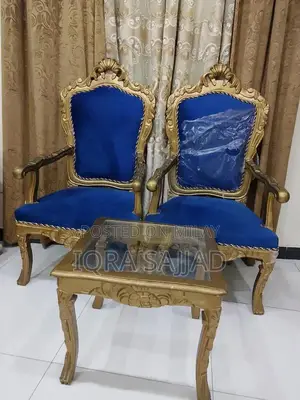 Wooden Dining Set with Coffee-Colored Chairs and Table