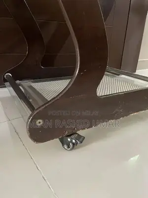 Two-Tier Serving Trolley with Mats