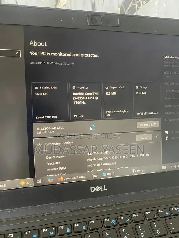 Dell Latitude 5490 Business Laptop - Slim & Powerful