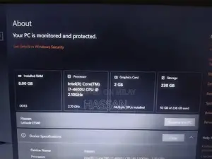 Dell Core i7 High-Performance Professional Laptop