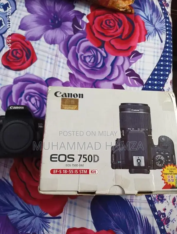 Canon EOS 750D DSLR Digital Camera Body