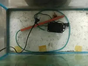 Photo - Decorative Fish Aquarium with Side Table and Accessories
