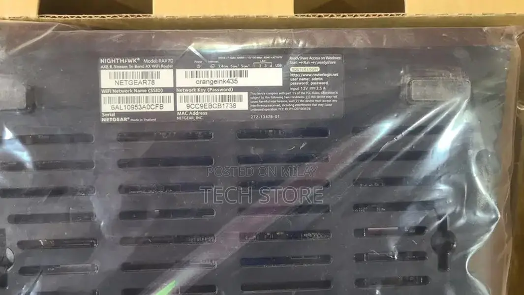 NETGEAR Nighthawk WiFi 6 Tri-Band Router - High-Speed Networking