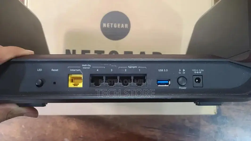 NETGEAR Nighthawk WiFi 6 Tri-Band Router - High-Speed Networking