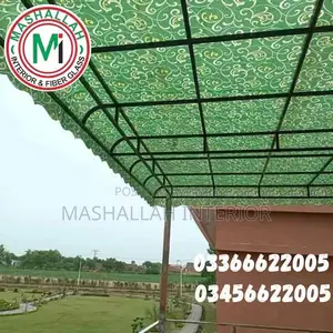 Photo - Fiberglass Tensile Shades for Car Parking and Swimming Pools