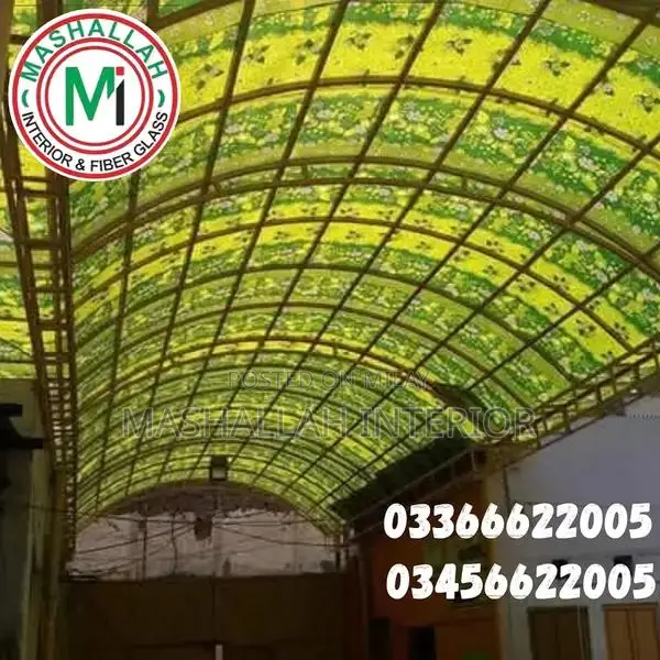 Fiberglass Shades and Tensile Covers for Car Parking and Pools