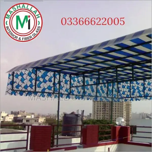 Fiberglass Shades and Tensile Covers for Car Parking and Pools