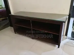 Photo - Solid Turkish Wood Side Table for Office or Home