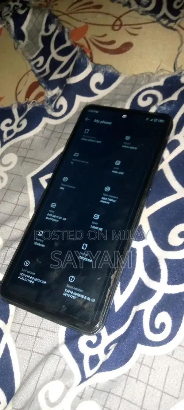 Zero X Neo Smartphone 8GB RAM 128GB Storage