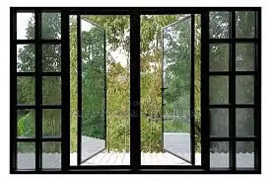 Aluminum Window and Glass Terrace Partition Door 12mm