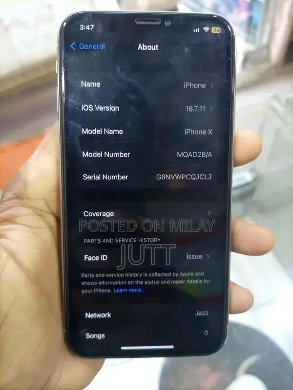 Apple iPhone X 64GB Official PTA Approved Smartphone