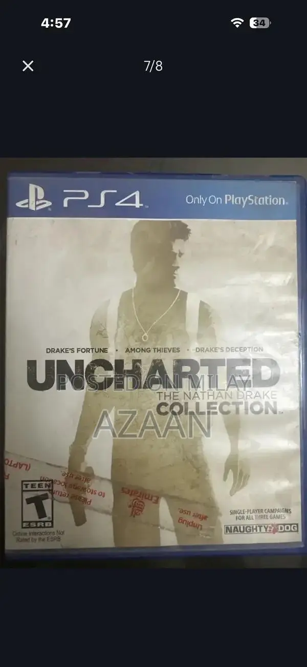 Used PlayStation 4 Video Games Collection