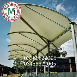 Tensile Fabric Canopy for Car and Pool Parking Shades