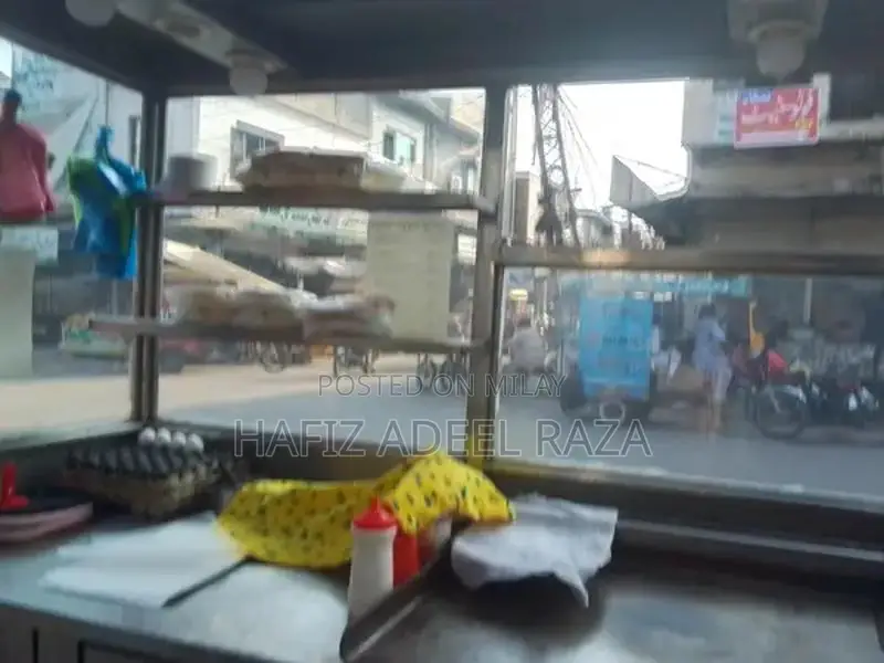 Commercial Steel Shawarma Counter with Hot Plate