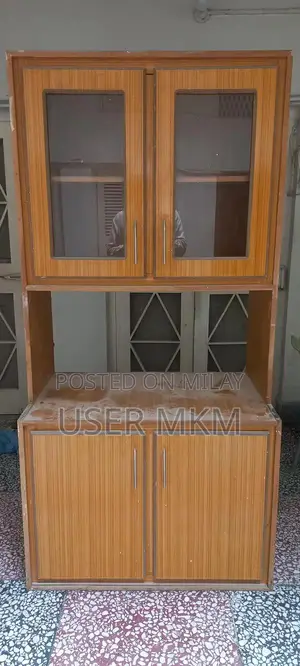 Photo - Used Kitchen Storage Microwave Cabinet Cupboard