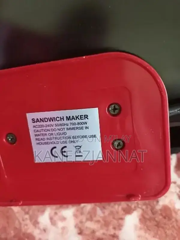 Kenwood Sandwich Maker - Barely Used, Excellent Condition