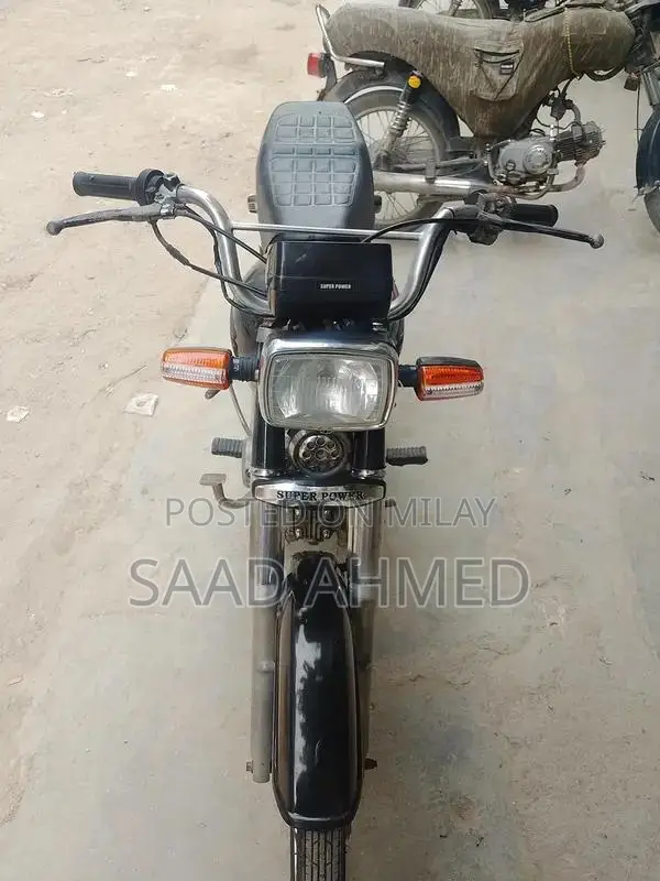 Super Power 2022 Black Motorcycle - Single Owner, Well-Maintained Bike