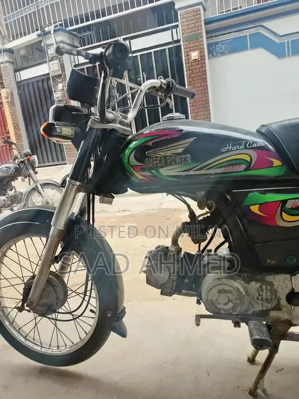 Super Power 2022 Black Motorcycle - Single Owner, Well-Maintained Bike