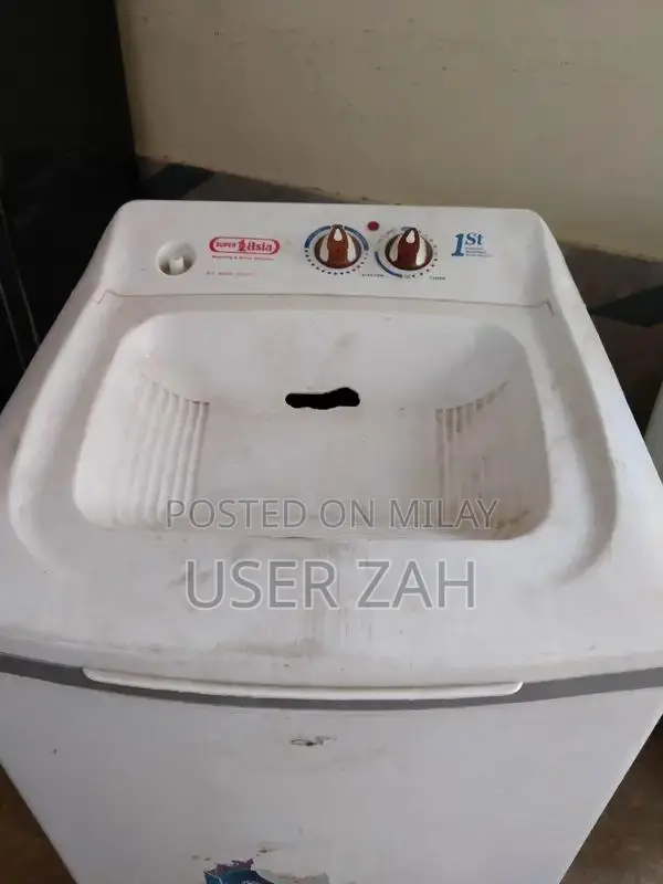 Super Asia Washing Machine and Dryer Combo Set