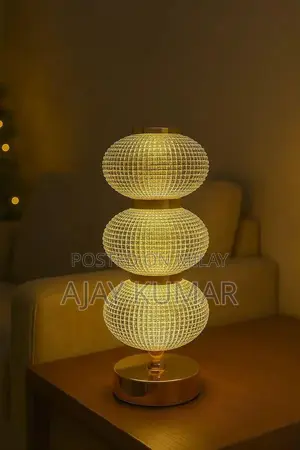 Photo - LED 3-Color Shade Electric/Battery Operated Lamp