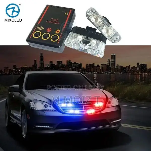 Police Emergency Vehicle Flashlights and Siren with Loud Microphone