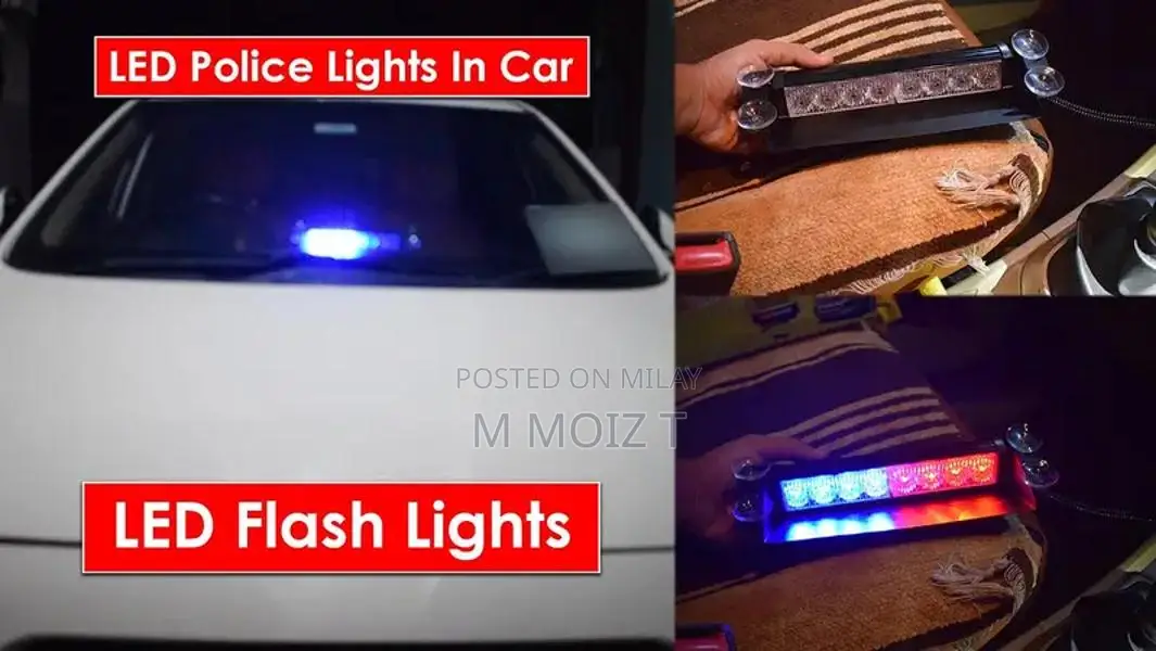 Police Emergency Vehicle Flashlights and Siren with Loud Microphone
