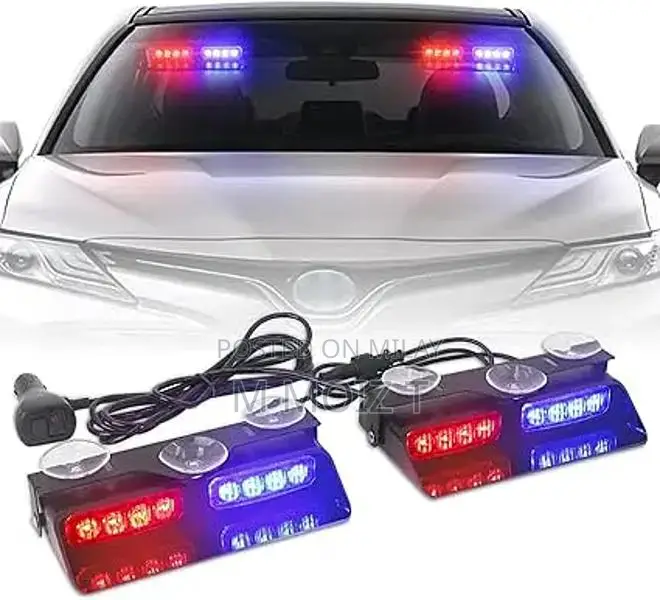 Police Emergency Vehicle Flashlights and Siren with Loud Microphone