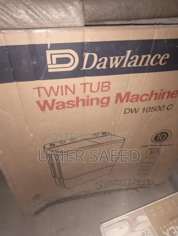Twin Tube Semi-Automatic Washing Machine with Dual Functionality