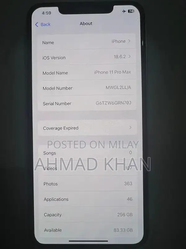 11 Pro Max Smartphone - Excellent Condition, Low Battery Wear