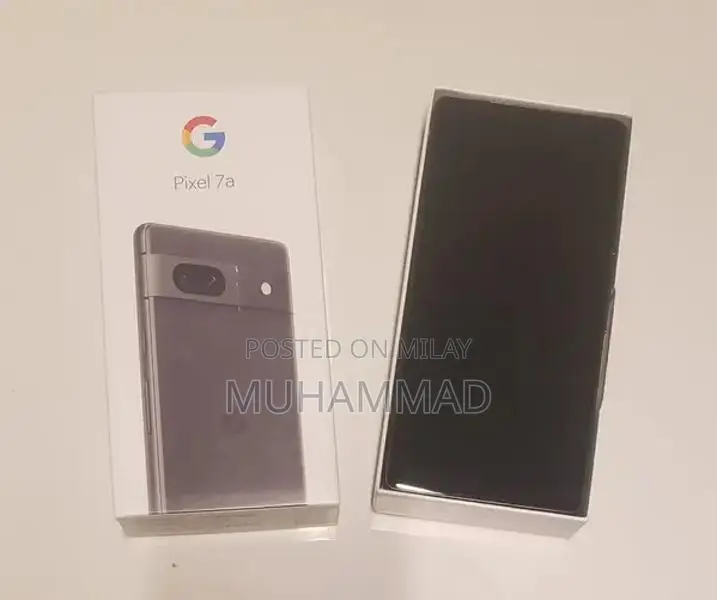 Pixel 7a Smartphone - Charcoal, Sealed with Accessories