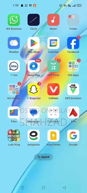 Compact Oppo A54 Smartphone for Easy One-Hand Use