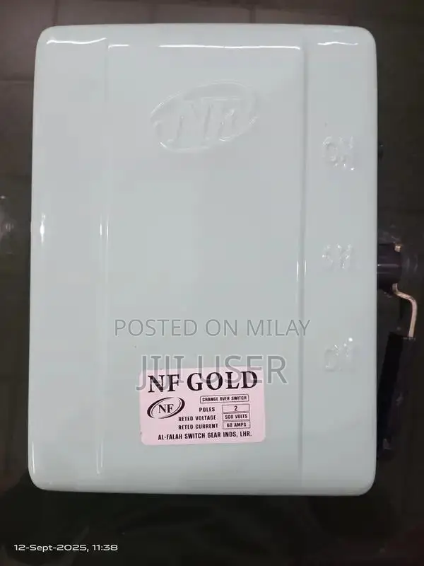 60 Amp Manual Changeover Switch for Electrical Systems