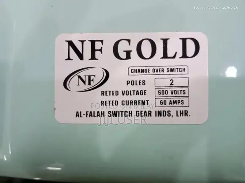 60 Amp Manual Changeover Switch for Electrical Systems