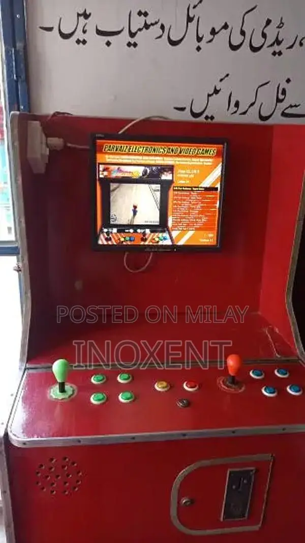 Used Gaming Console with 3 Game Collection