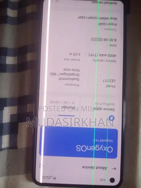 OnePlus 9 Smartphone - 90 FPS Gaming, Good Condition, Fully Functional