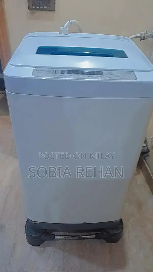 Haier 7.5kg Front Load Automatic Washing Machine, Energy Efficient