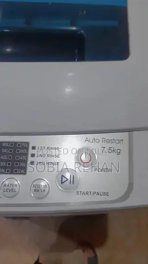 Haier 7.5kg Front Load Automatic Washing Machine, Energy Efficient