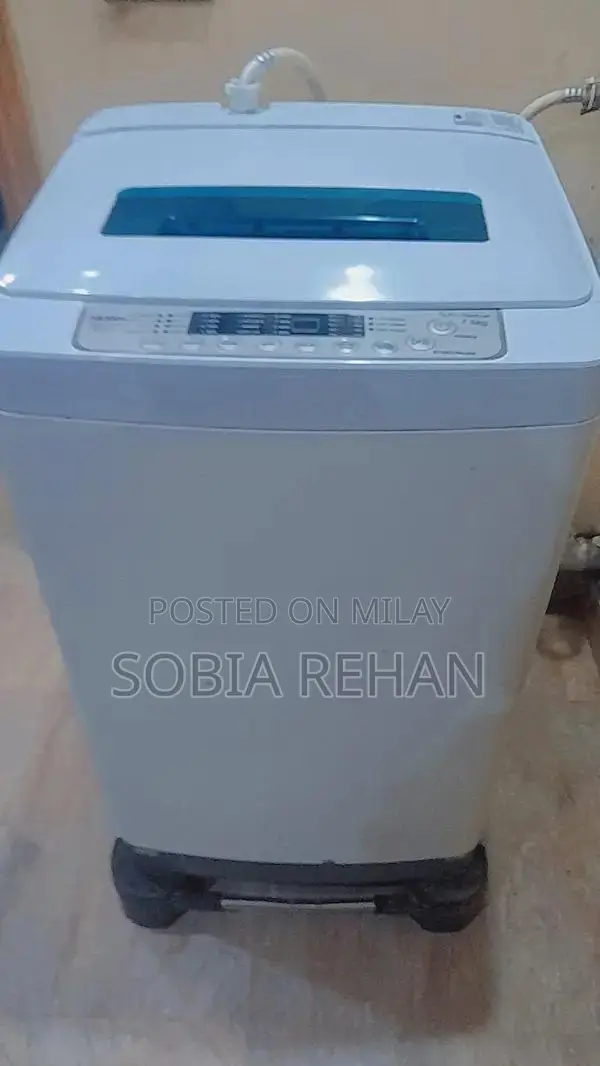 Haier 7.5kg Front Load Automatic Washing Machine, Energy Efficient