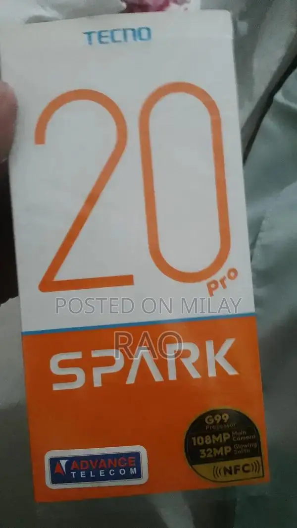Tecno Spark 20 Pro Smartphone | 8GB RAM, 256GB Storage | Excellent Con