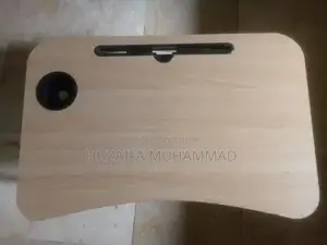 Adjustable Rolling Laptop Desk with Tilting Surface for Bed or Couch