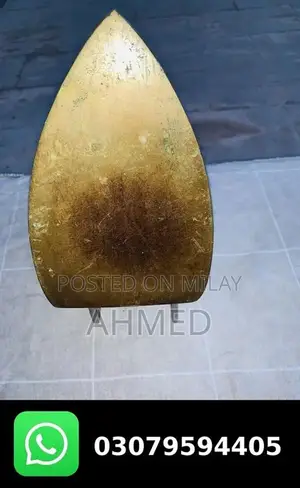 Mumtaz Manual Gas Iron with Wooden Handle - Heavy Duty Dhobi Style Pre