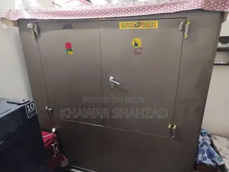 Large Wooden Wardrobe - 6ft Tall, 6ft Wide, Clean Condition, Heavy-Dut