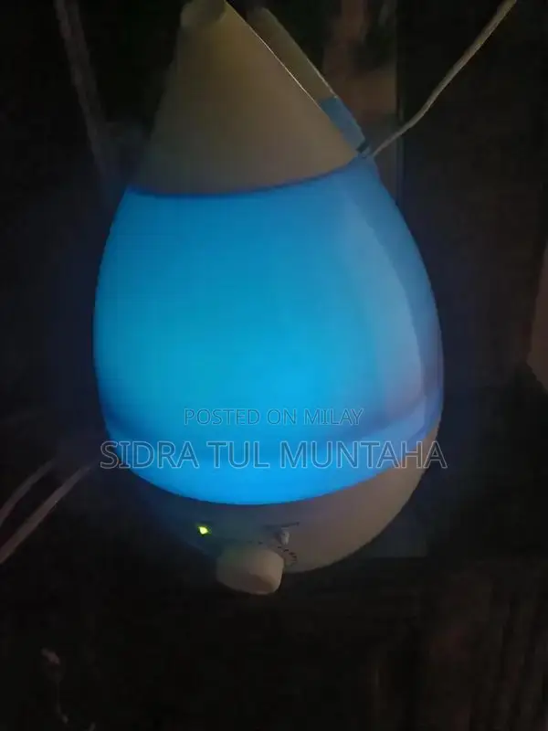 Compact Cool Mist Humidifier for Bedroom, 2L Quiet Operation, Easy Ref