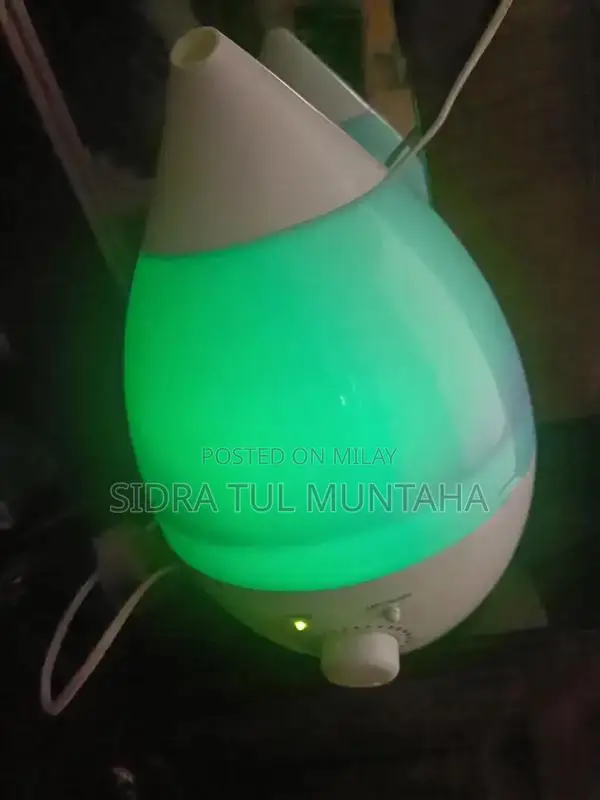 Compact Cool Mist Humidifier for Bedroom, 2L Quiet Operation, Easy Ref