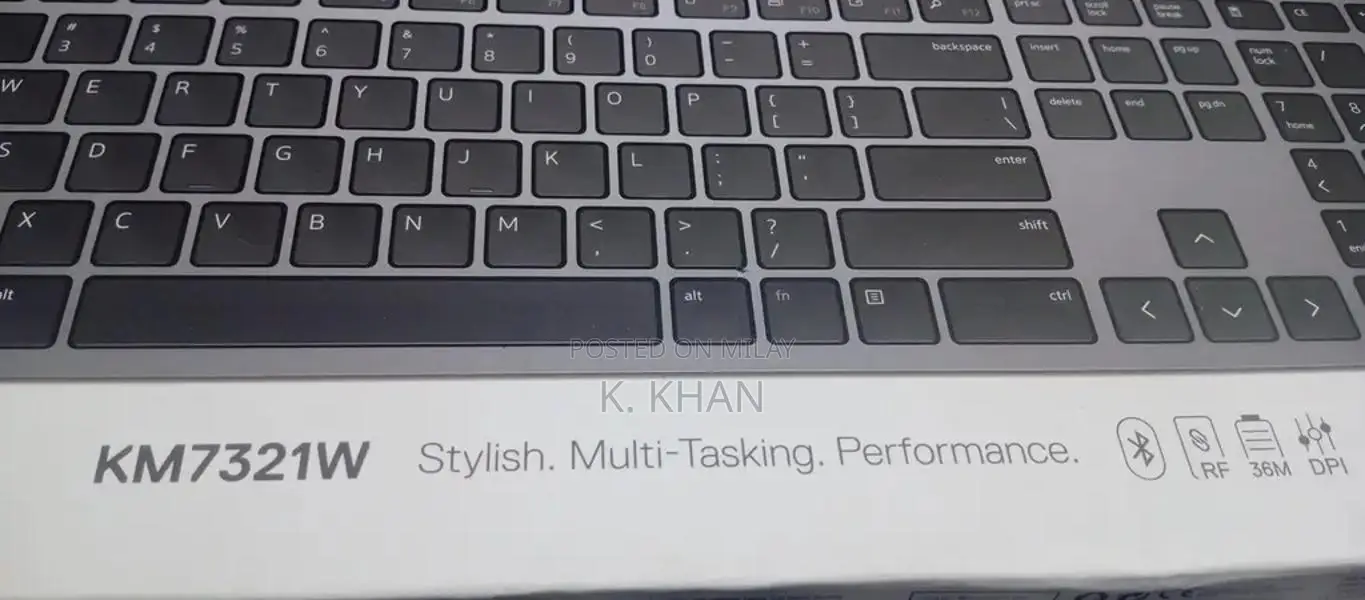 Dell Premier Multi-Device Wireless Keyboard and Mouse Combo, Ergonomic