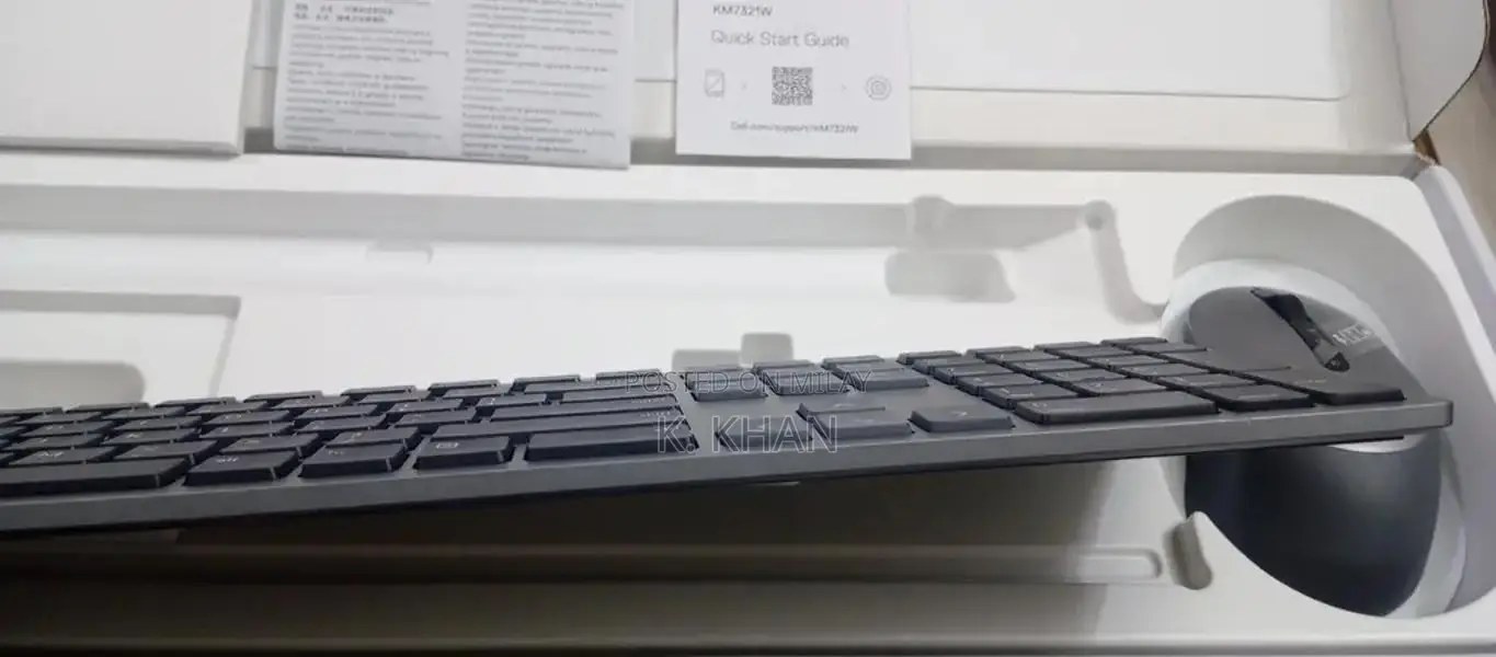 Dell Premier Multi-Device Wireless Keyboard and Mouse Combo, Ergonomic