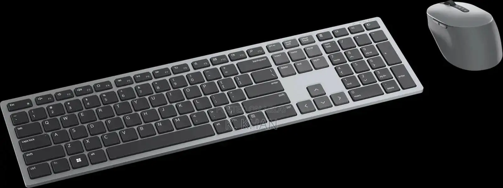 Dell Premier Multi-Device Wireless Keyboard and Mouse Combo, Ergonomic