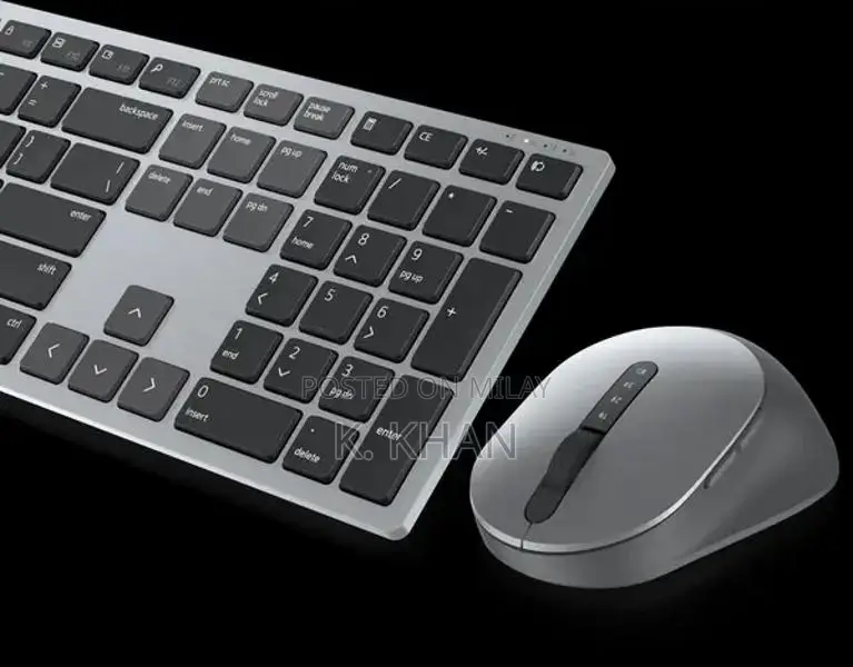 Dell Premier Multi-Device Wireless Keyboard and Mouse Combo, Ergonomic